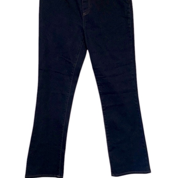 🌹 BOSTON PROPER ELASTIC BAND WAIST BOOT DARK WASH JEANS - Picture 3 of 7